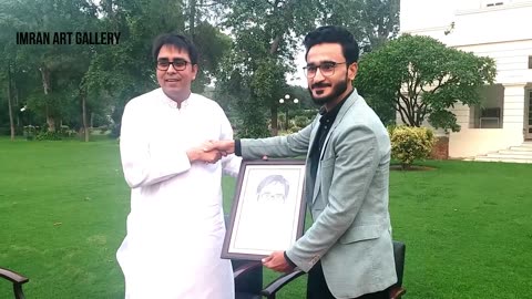 Beautiful Sketch of Dr. Shahbaz Gill (spokesperson of CM punjab)