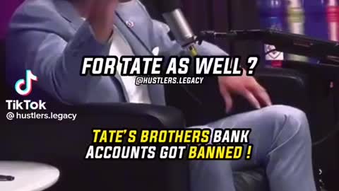 Andrew Tate bank account frozen 🥶