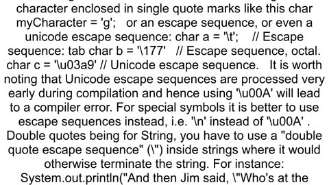 Is there a difference between single and double quotes in Java