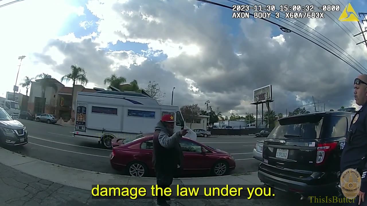 Bodycam video shows LAPD shoot hatchet-wielding man in North Hollywood