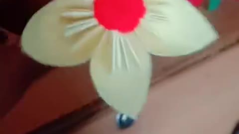 Handmade flowers with Indian song