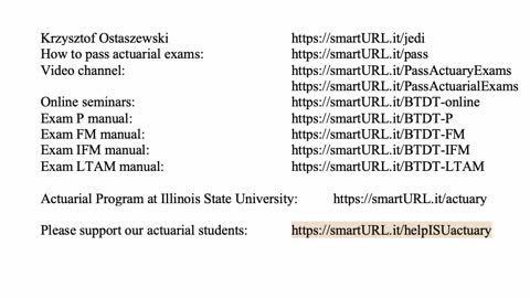 Exam LTAM exercise for April 8, 2022