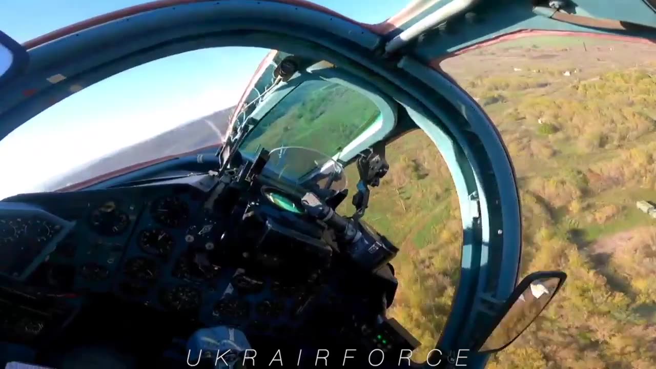 Incredible Footage from the Ukrainian Pilot of an Su25