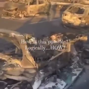 Melted cars in Maui are NOT normal for fires