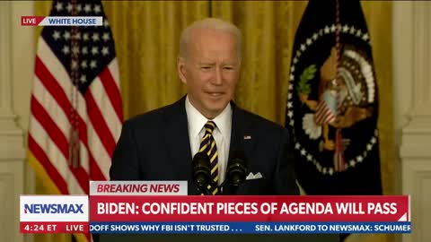 Biden refuses to say he'll trust elections if agenda not passed