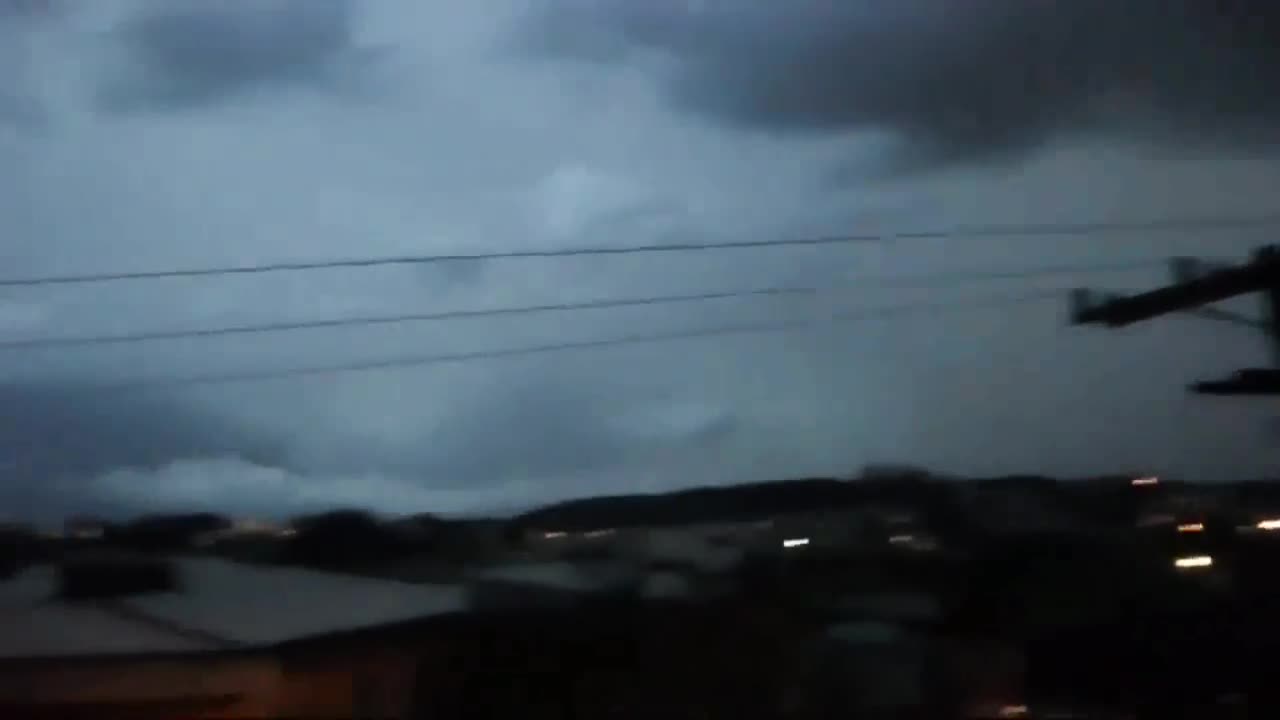 UFO in Brazil in storm
