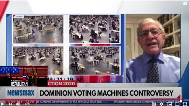 See Legal Scholar Alan Dershowitz Speak About Election Fraud