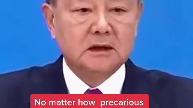 China's representative issued a statement