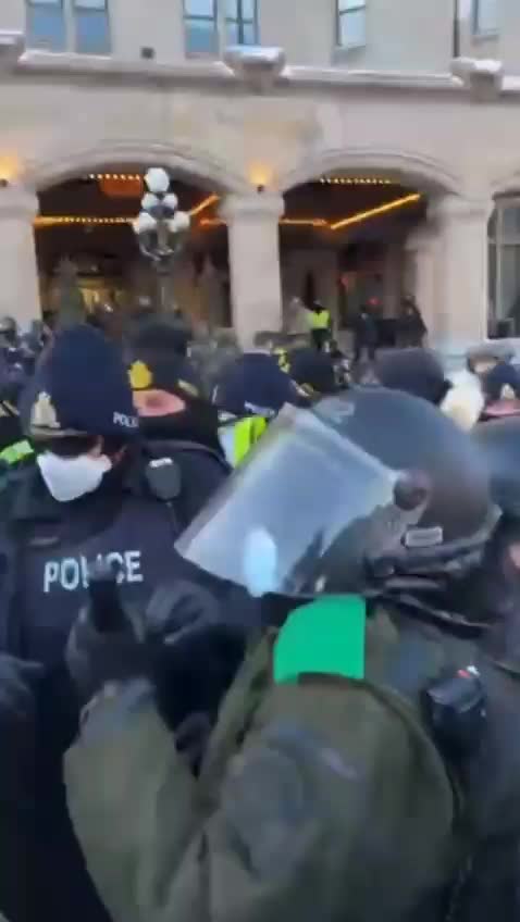 OTTAWA - THE WOMAN WHO HAVE BEEN TRAMPLED BY THE RCMP HORSE