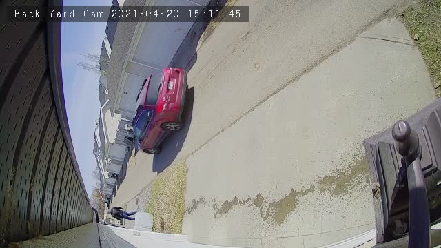 Bizarre Man Marks His Territory on the Go