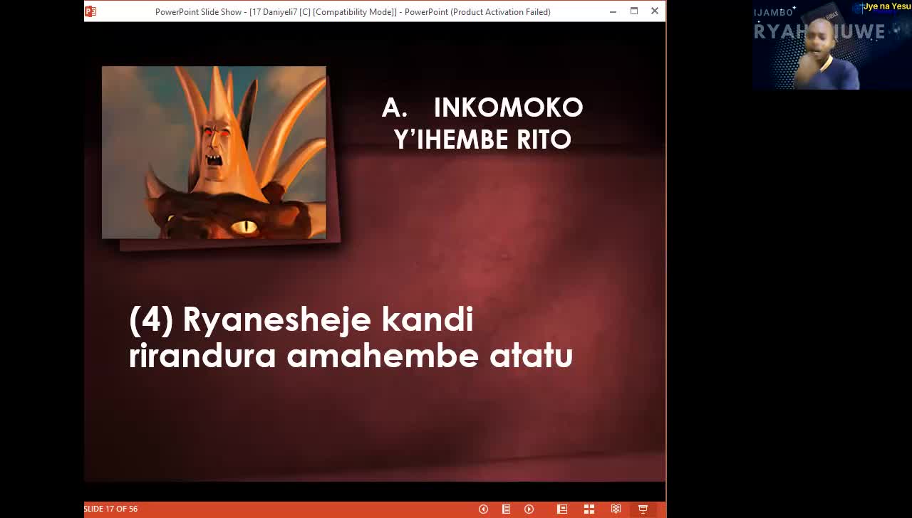Daniyeli 7 [C]: IDINI YA ISILAMU N'AGAHEMBE GATO