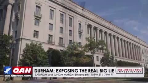 OANN covering the Durham investigation