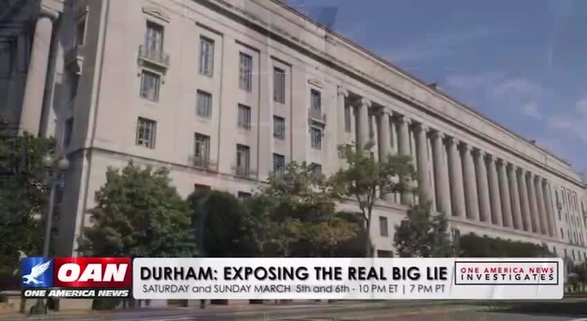 OANN covering the Durham investigation