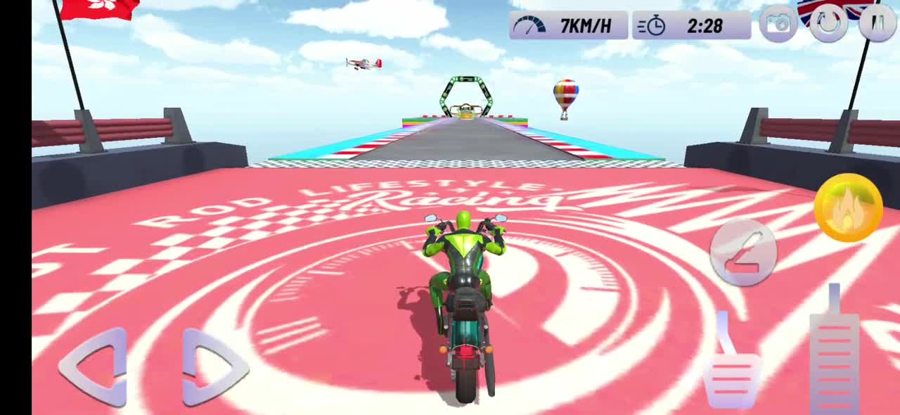 Superhero Bike Stunt GT Racing - Mega Ramp Games _ Android Gameplay