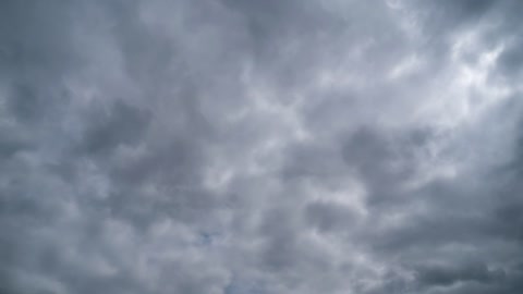 Storm clouds moving in a dark sky