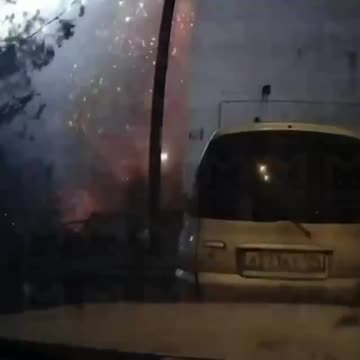 It was loud in St. Petersburg, Russia, at night