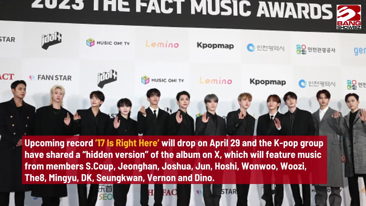 SEVENTEEN's Debut Compilation Album Set to Release.