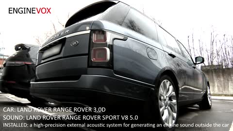 ENGINEVOX. Design of the RANGE ROVER 3.0D Engine Sound