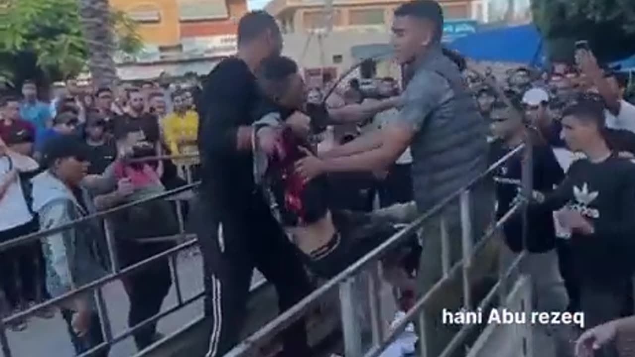 Hamas opened fire on them to stop their attempt. They want human shields to protect them.