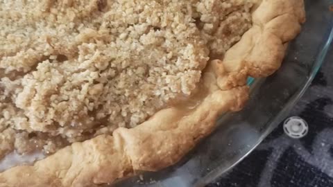 Freshly Baked Dutch Apple Pie