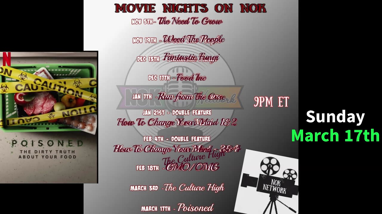 Movie Nights On NOK Network This Weekend 🎬