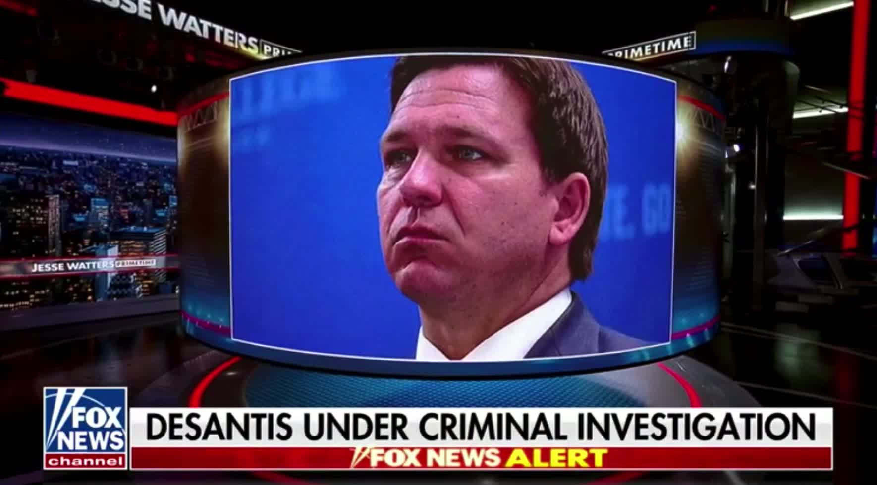 Jesse Watters: "[Gov. Ron DeSantis] is being criminally investigated for diversifying Martha's Vineyard. Got it."