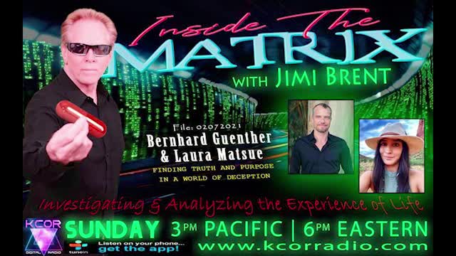 Inside The Matrix 2-7-21 with Bernhard Guenther & Laura Matsue