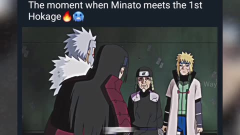 Minato meets 1st Hokage