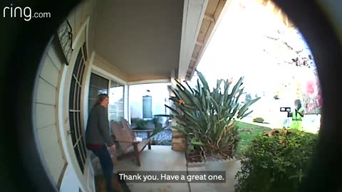 Watch Delivery Driver Reactions When They're Thanked for Their Hard Work