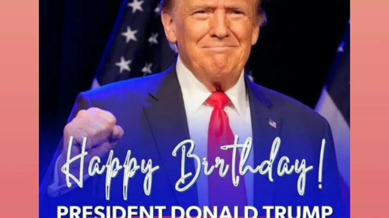 Happy birthday 🎂 trump our favorite president turns 78 6/14/24
