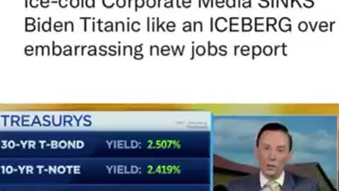 Ice-cold Corporate Media SINKS Biden Titanic like an ICEBERG over embarrassing new jobs report