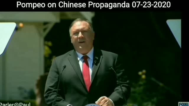 Pompeo on Chinese Propaganda - Influence Governors to PTA Boards