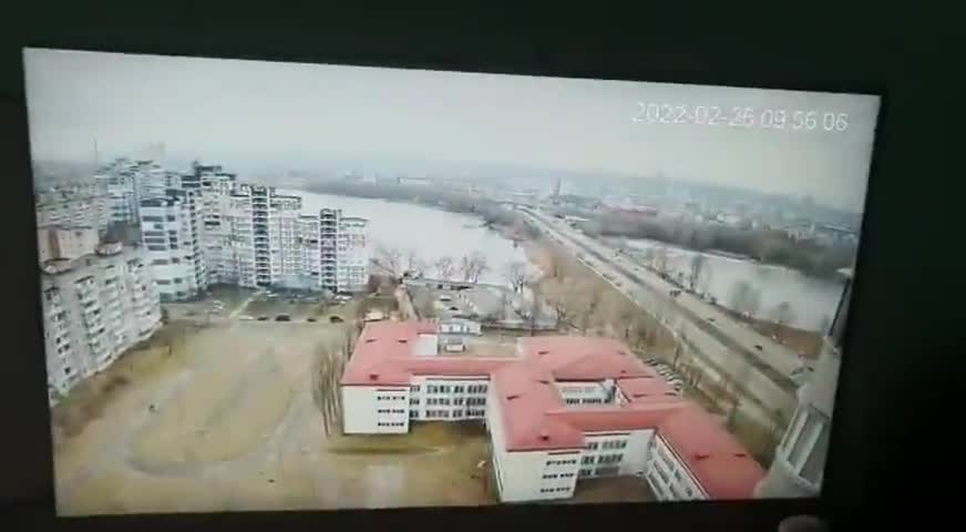 Ukraine is calm on live security camera footage