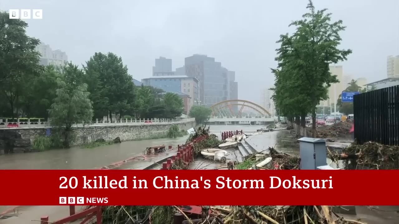 Deadly rains batter Beijing as new storm approaches China - BBC News