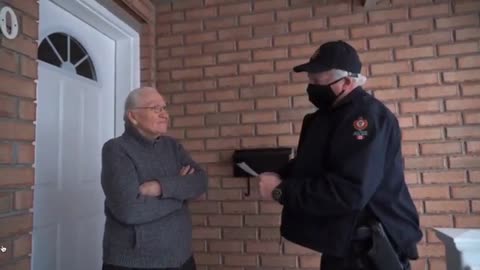 A senior fined for going to Church