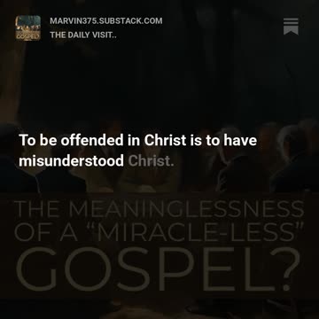 The Offense of Christ