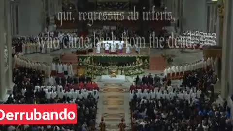 Jesuit Pope Francis Church Service Praising Lucifer, Calling Lucifer the Father of Christ