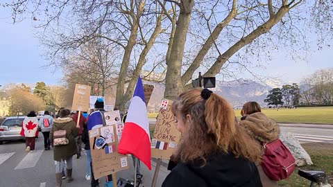 Manifestation Annecy le 12 02 2022