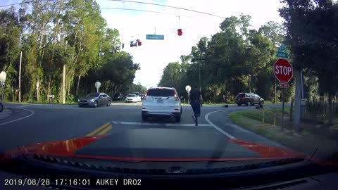 Dashcam Captures Twin Brother's Accident