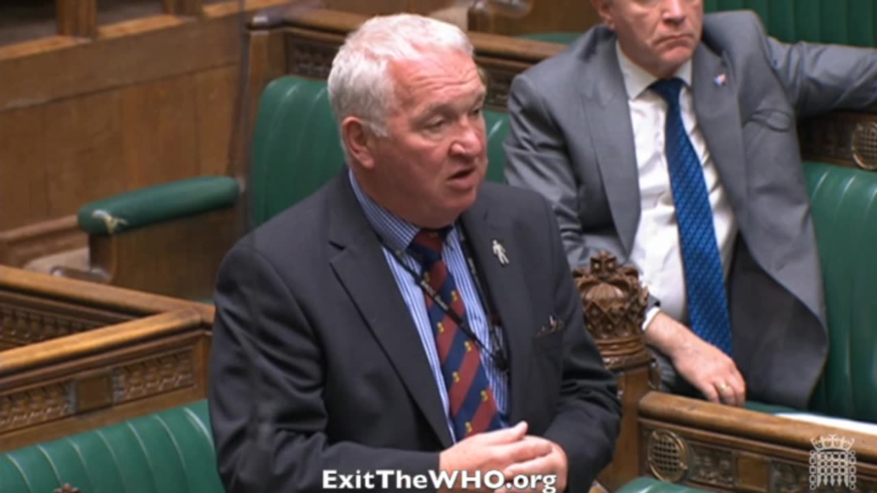 UK PARLIAMENT "URGENT QUESTION" REGARDING THE WHO