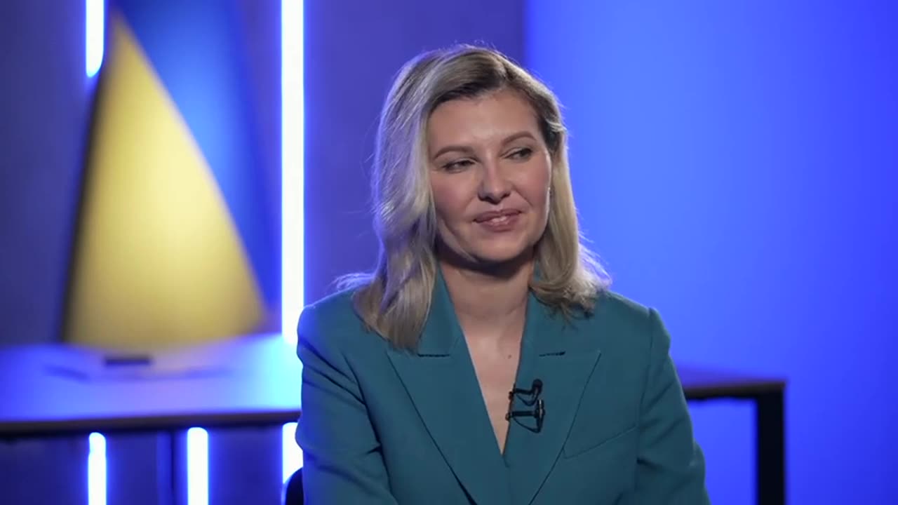 Ukraine's First Lady Olena Zelenska speaks about the war's impact on her family -