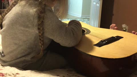 Princess and a guitar