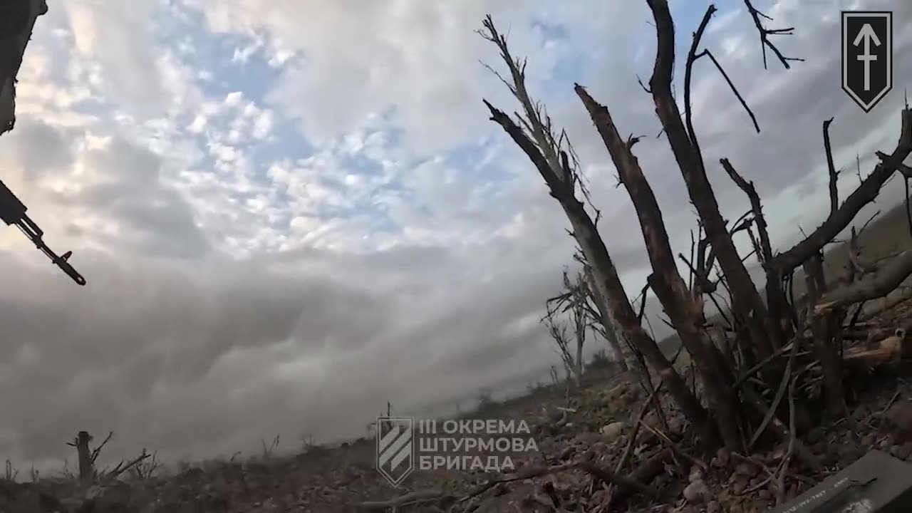 Fighters ab3army showed a fragment of the assault on Bakhmut