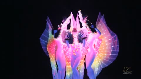 Lightshow LED dance "Butterflies of paradise" by Arabesque Shows & Events - Reloaded