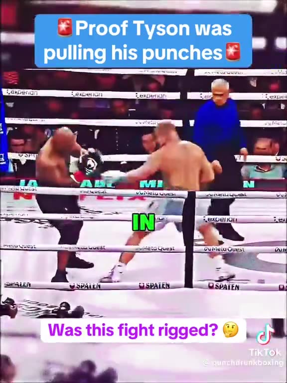 Proof Mike Tyson Match Vs Jake Paul was Rigged