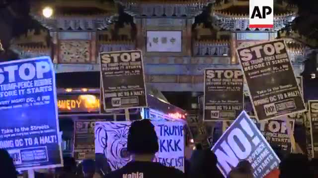 AP: 2017 Video of Protests and Arrests at Capitol Riot