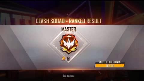 Free fire Master Rank