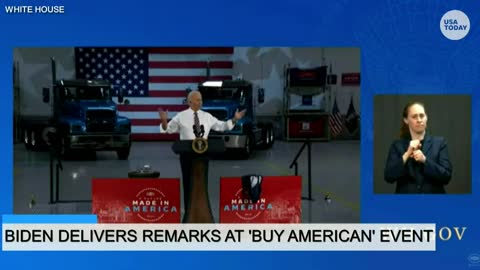 President Biden delivers remarks at buy American'event