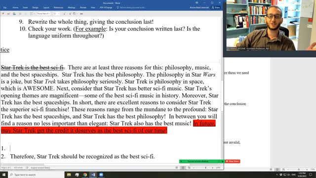Lessons in Logic 10: Rewriting Arguments in a More Orderly Fashion