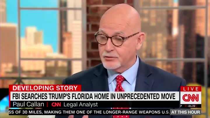 CNN Legal Analyst Rips FBI's 'Dangerous' Raid on Former President